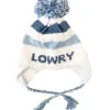 THREE STRIPE EARFLAP WITH NAME