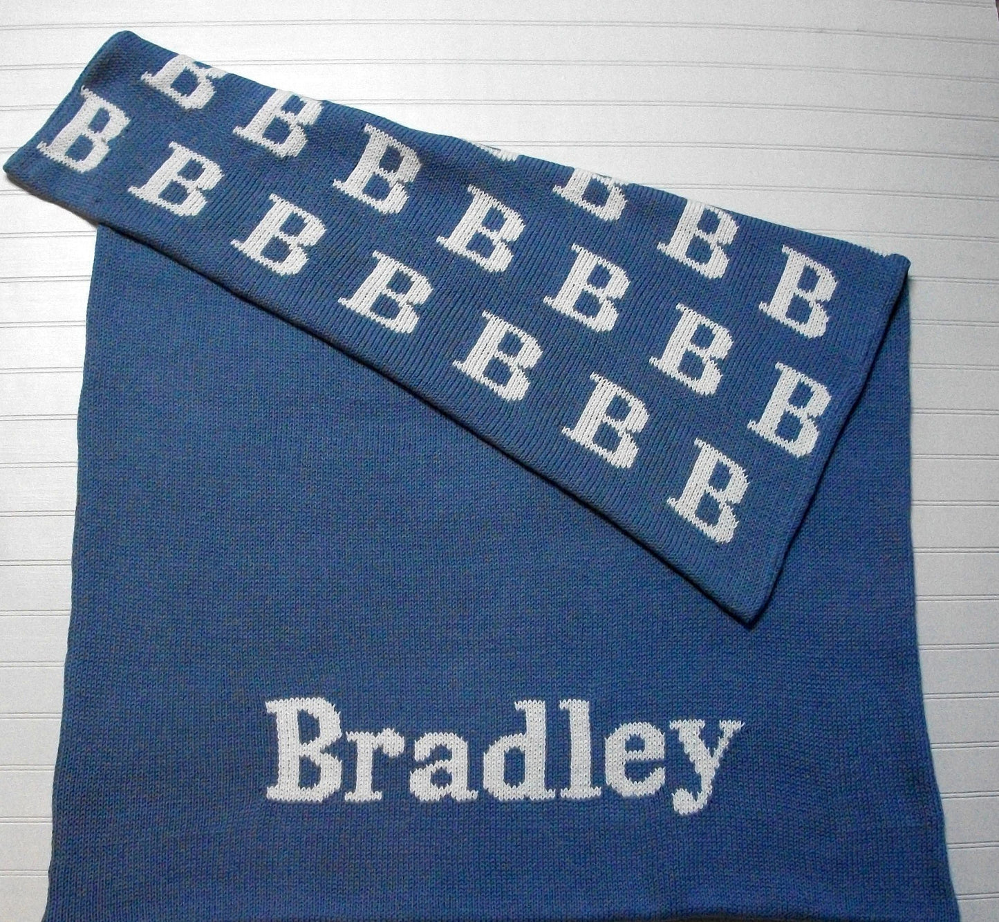 LETTERS BLANKET WITH NAME